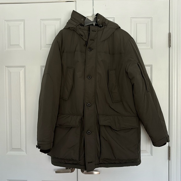 J Crew Men’s Eco Nordic field parka with PrimaLoft - Olive Moss - Picture 2 of 9